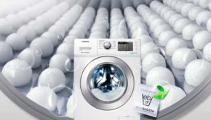 Функция EcoBubble в пералнята