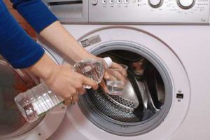 Измиване на пералнята с оцет