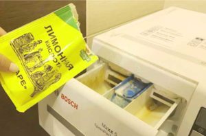 Почистваме шайбата с лимонена киселина
