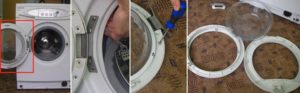 Ремонт на ключалката на вратата на люка на пералнята
