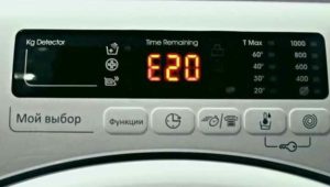 Какво да направите, ако възникне грешка E20 в пералната машина Electrolux? Преглед + Видео